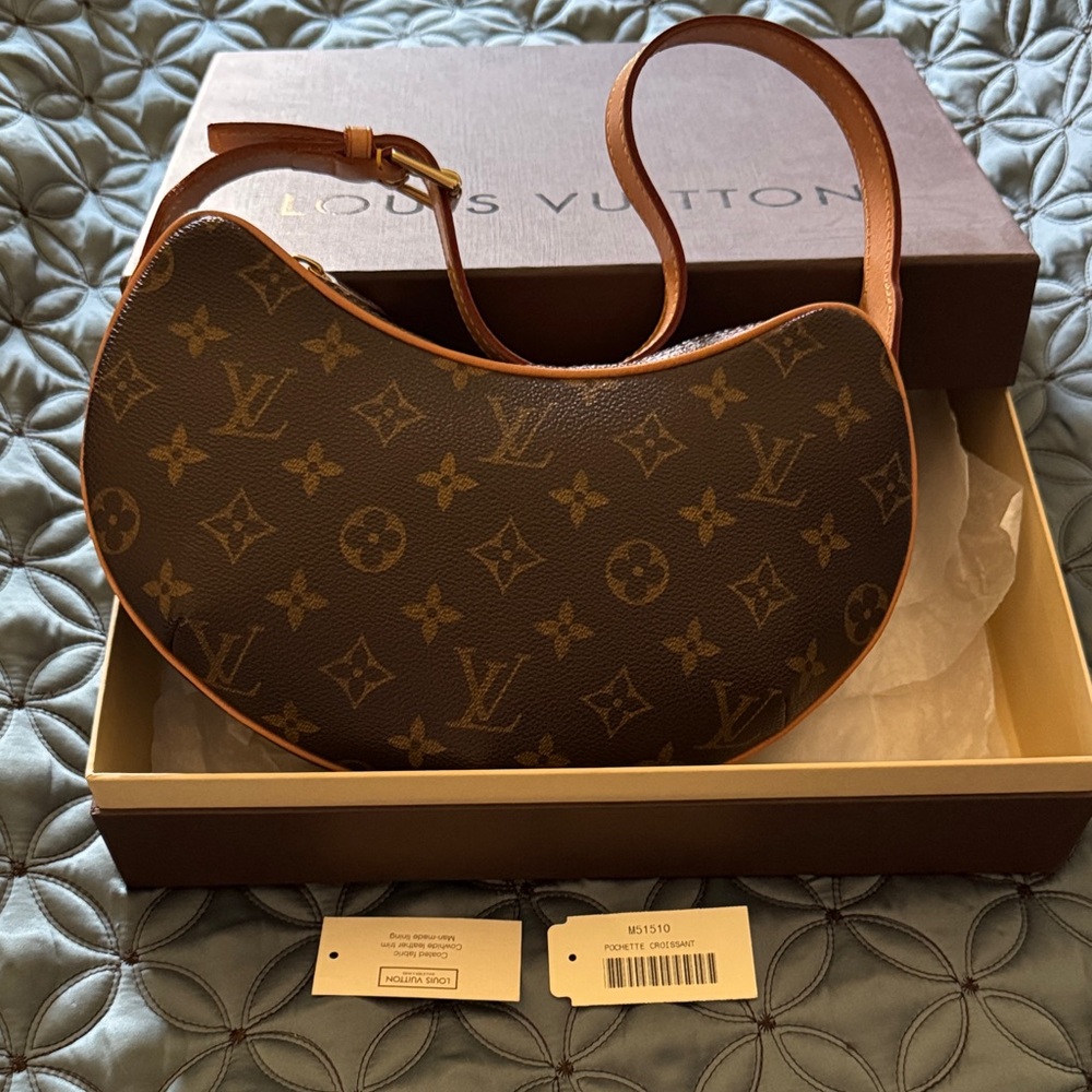 LOUIS VUITTON
Monogram Croissant PM shoulder bag